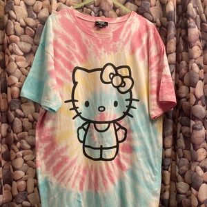 Sanrio - Hello Kitty - New Girl Order NGO -TieDye t-shirt dress - size 8 - tunic